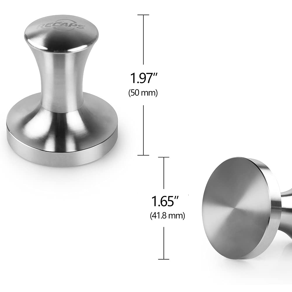 RECAPS Stainless Steel Coffee Press Hammer Coffee Accessories Compatible with Dolce Gusto Capsule Coffee Reusable Coffee Capsule 41.8mm Espresso