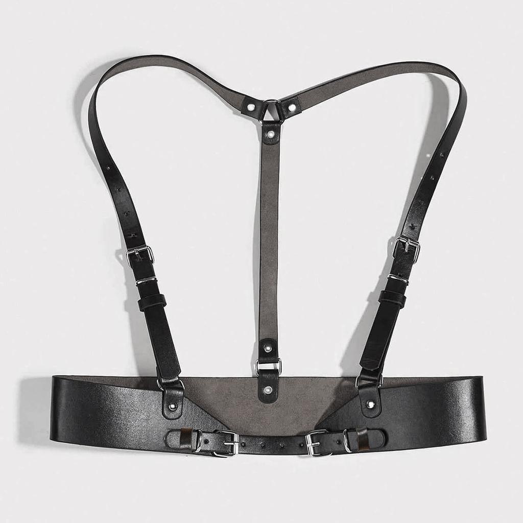 Women Gothic Harness Belt Punk Street Style Adjustable Waistband Corset Suspender Belt Fashion Accessories