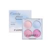 FAMOTY Summer Sweet Ice Cream Four-Color Matte Blush - Whitening Natural Nude Makeup with Purple Rouge Contour.