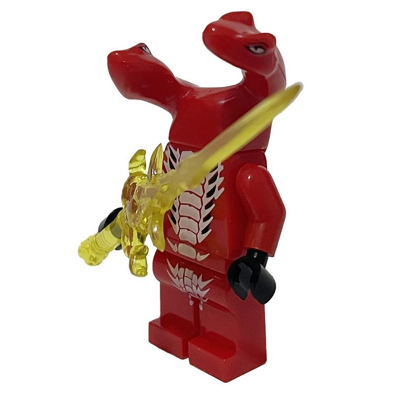 Ninja Warrior Superhero Doll With Weapon Single Building Block Assembly Toy