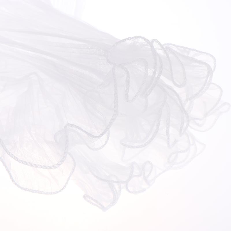 Bouquet Packaging Gauze Wave Edged 27cm Mesh Fabric 4.5 Yards for Elegant Flower Arrangements