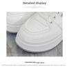 Spring Women's Breathable White Sneakers, Children's Versatile Thick-soled Sport and Casual Board Shoes for Women