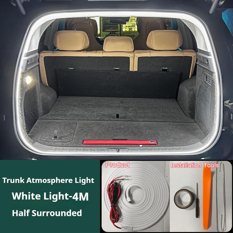 Car Trunk Lighting Fit For Mazda CX-9 Trunk Atmosphere Light Modified Light Bar Strip Decorative Lamp Car Interior Accessories