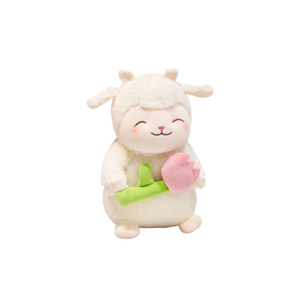 Cute Lamb Plush Toy Stuffed Animal Doll for Boys Girls, Sleeping Comfort