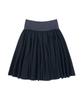Sseonegteu Floral Banded Flare Skirt - Navy