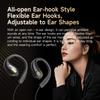 NEW Sports Car Shape Surround Sound Neckband Open-ear LED Display Headsets Wireless Bluetooth Headphones Sports Gaming Earphones