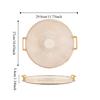 Thickened Tea Cup Storage Plate Removable Handle Living Room Fruit Tray Aromatherapy Tray  Coffee
