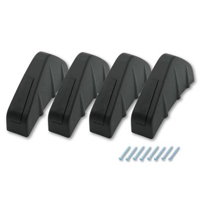 HYmish Car Shark Fin Set of 4, Universal PVC, Lightweight, Easy Installation, Stylish,