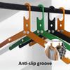 1pcAluminum Foldable Portable Hangers for Business Trips Ultra-light Non-slip Hangers for Road Trips Outdoor Camping Accessories