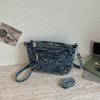 Denim Tasche Damen Schulter Umhängetasche Handytasche