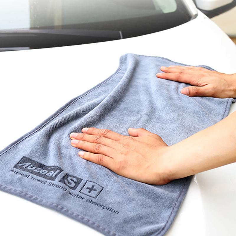 Microfibre Car Wash Towel  Soft Drying Cloth Car Body Towels Double Layer Plush Towel Car Accessories For Toyota Tesla Model