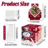 Red Snowman Pattern Christmas Celebration Decor Prop Paper Money Box Gift Box