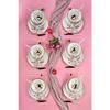Sakura Flower Luxury Ceramic 18 Piece Dinner Set, Dinner Set For 6 Persons