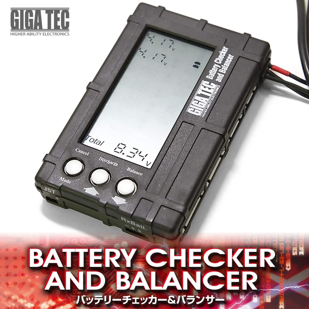 LayLax GIGA TEC PSE LiPo Checker Airsoft 4571443133076 & Balancer, Supplies,