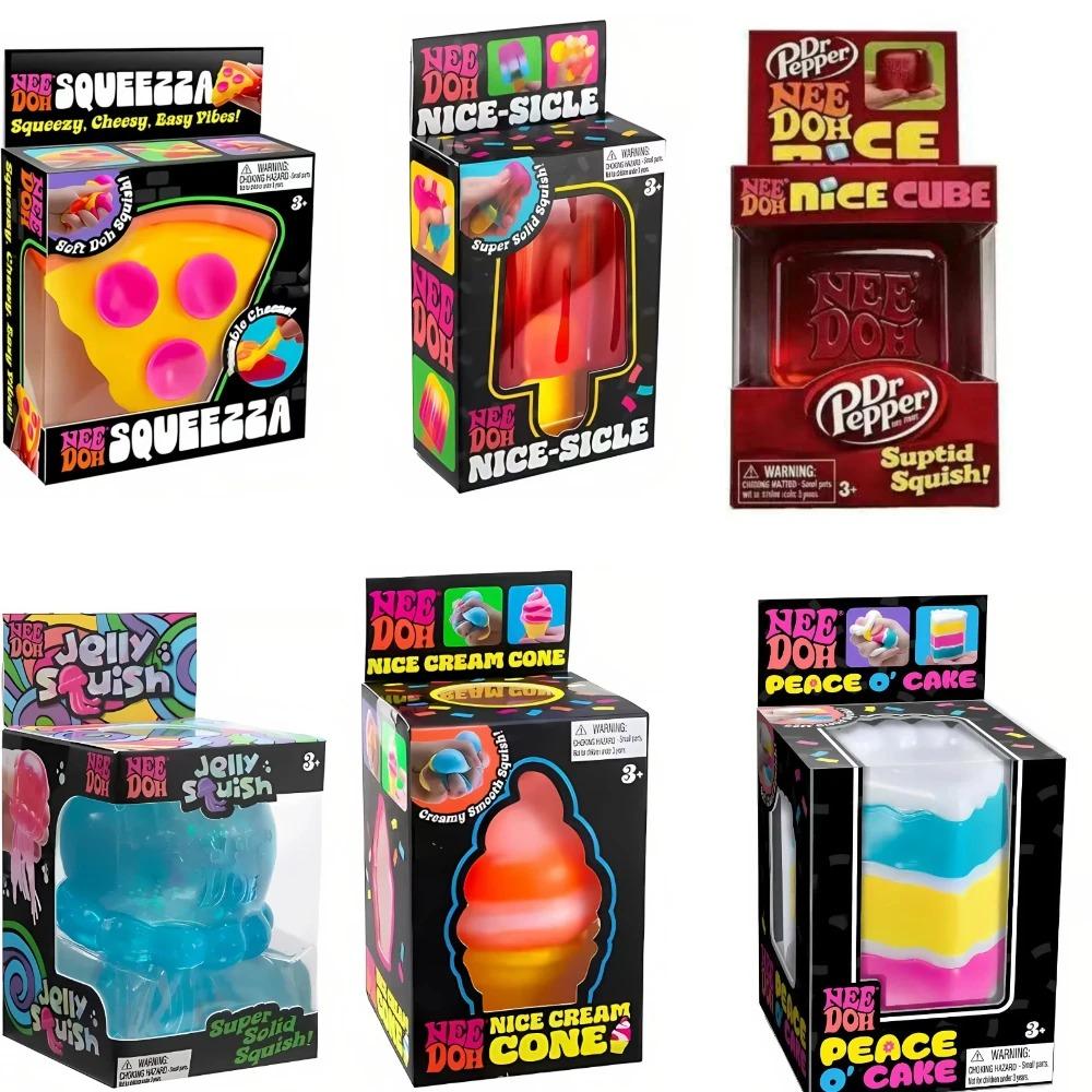 Schylling Needoh Nice Cube Sensoriale Nice-Sicle Sollievo dallo Stress Cubo Morbido Anti-Ansia Oggetto da Spremere Per la Concentrazione Popolazione ADHD