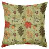 Autumn Leaves Oak Berry Pattern Decorative Throw Pillows Polyester pillowcase, sofa decorative cushion cov Headboard Pillow