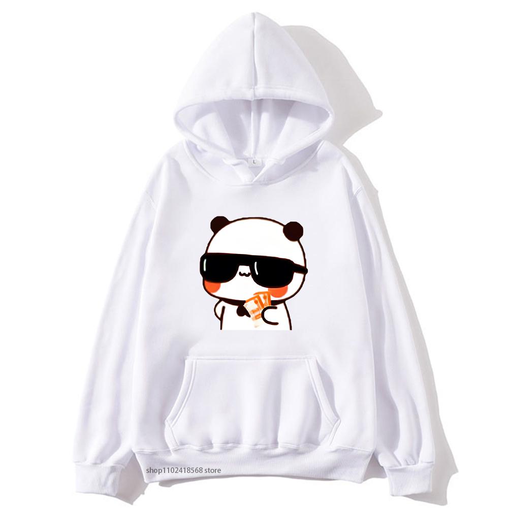Mikina pro pár Bubu a Dudu - PANDA BEAR Love 2023 Rich Lovers Grafické mikiny Pánské Woemn Panda Bear Clothes Kawaii Pullover