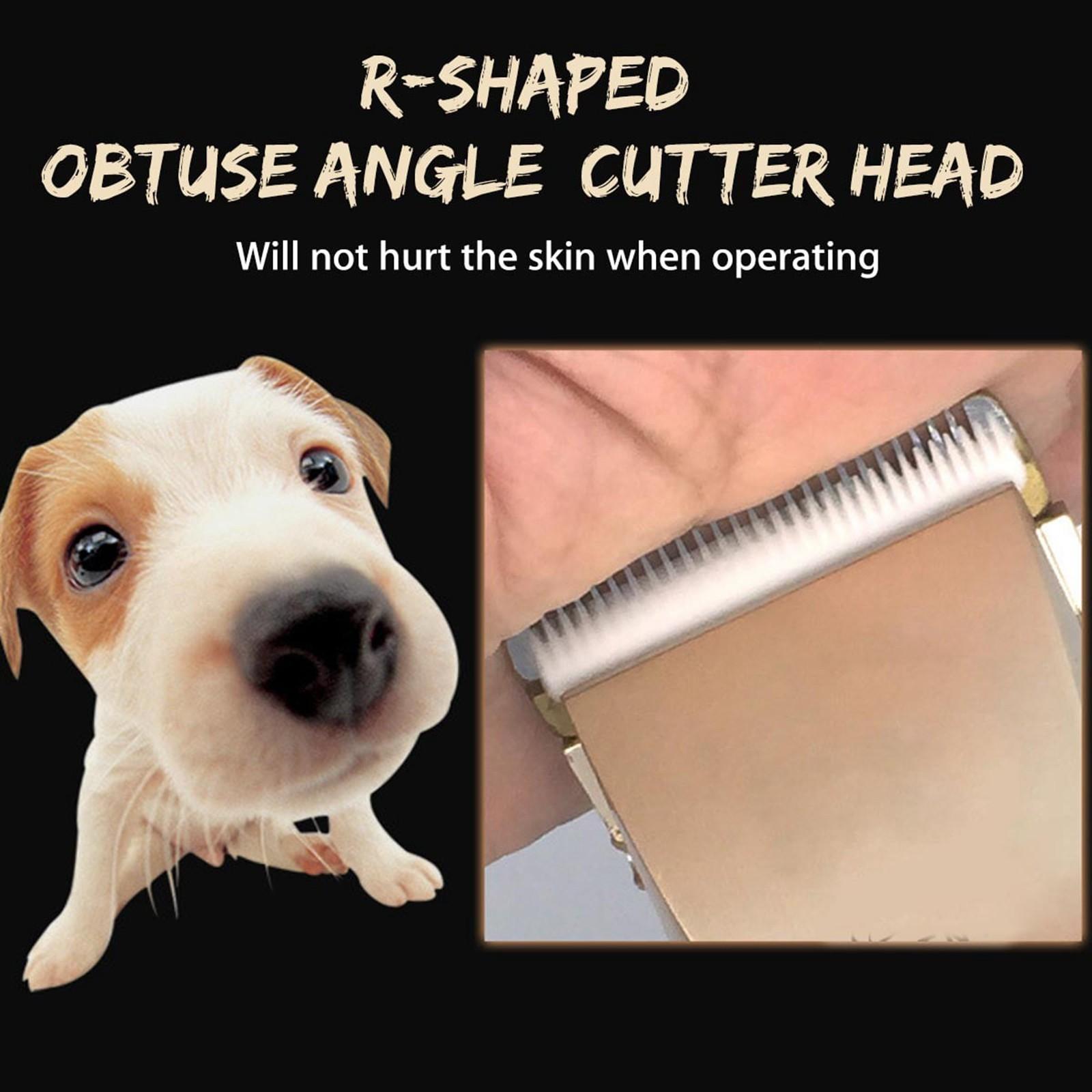 Бесшумная электрическая машинка для стрижки волос для домашних животных — фото 8