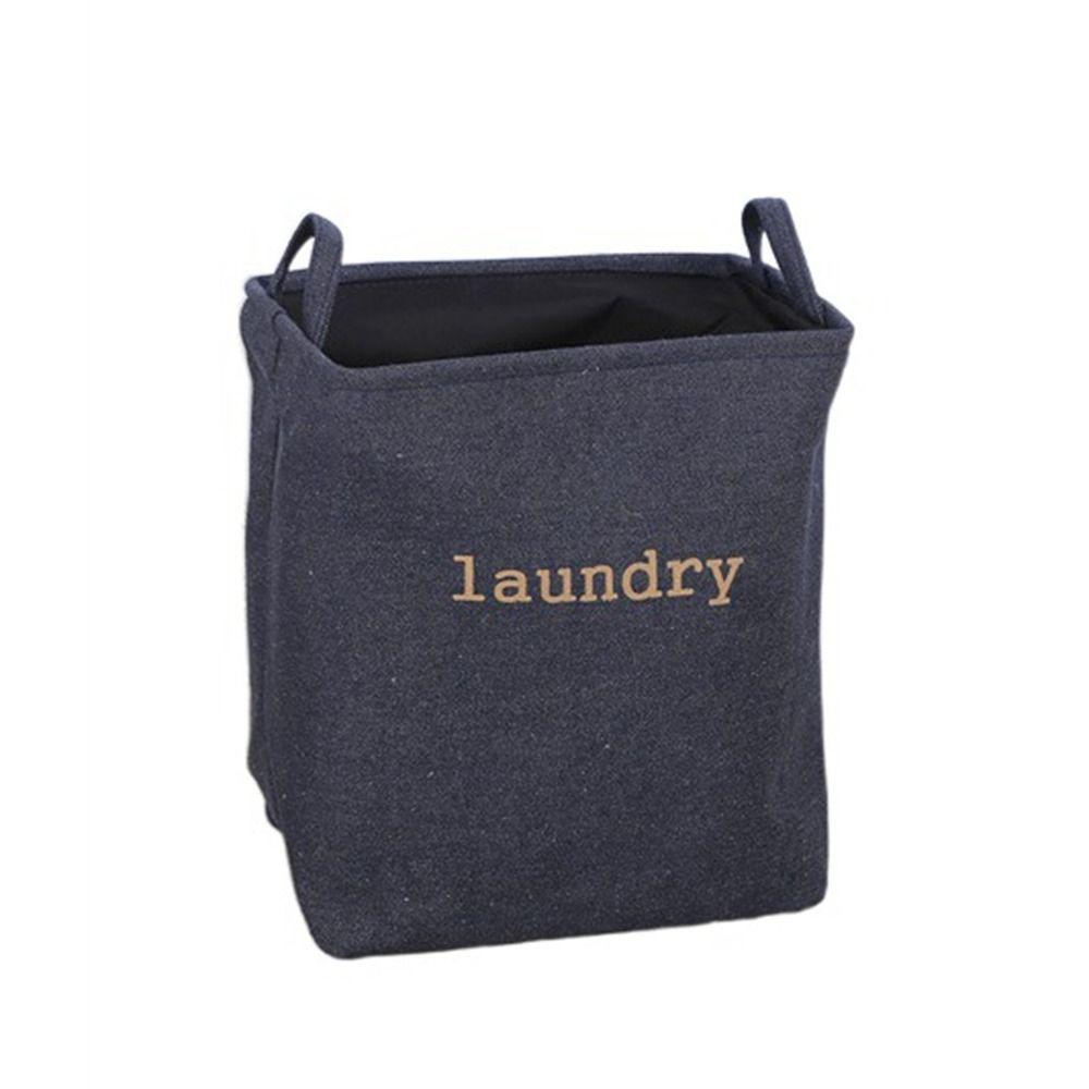 Foldable Dirty Clothes Storage Basket EVA Jute Clothes Storage Basket Toys Organizer  Sundries