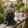 Decorative Frog Shaped Flowerpot 3D Printed Stump Potted Plant Pen Holder  Desktop Organizer