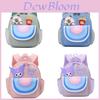 Kuromi Capybara Double Shoulder Backpack With Lightweight Design For Toddler Travel And School