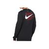 Nike Swoosh Casual Sports Long Sleeve Round Neck T-Shirt Men Tops Black DB6156-010