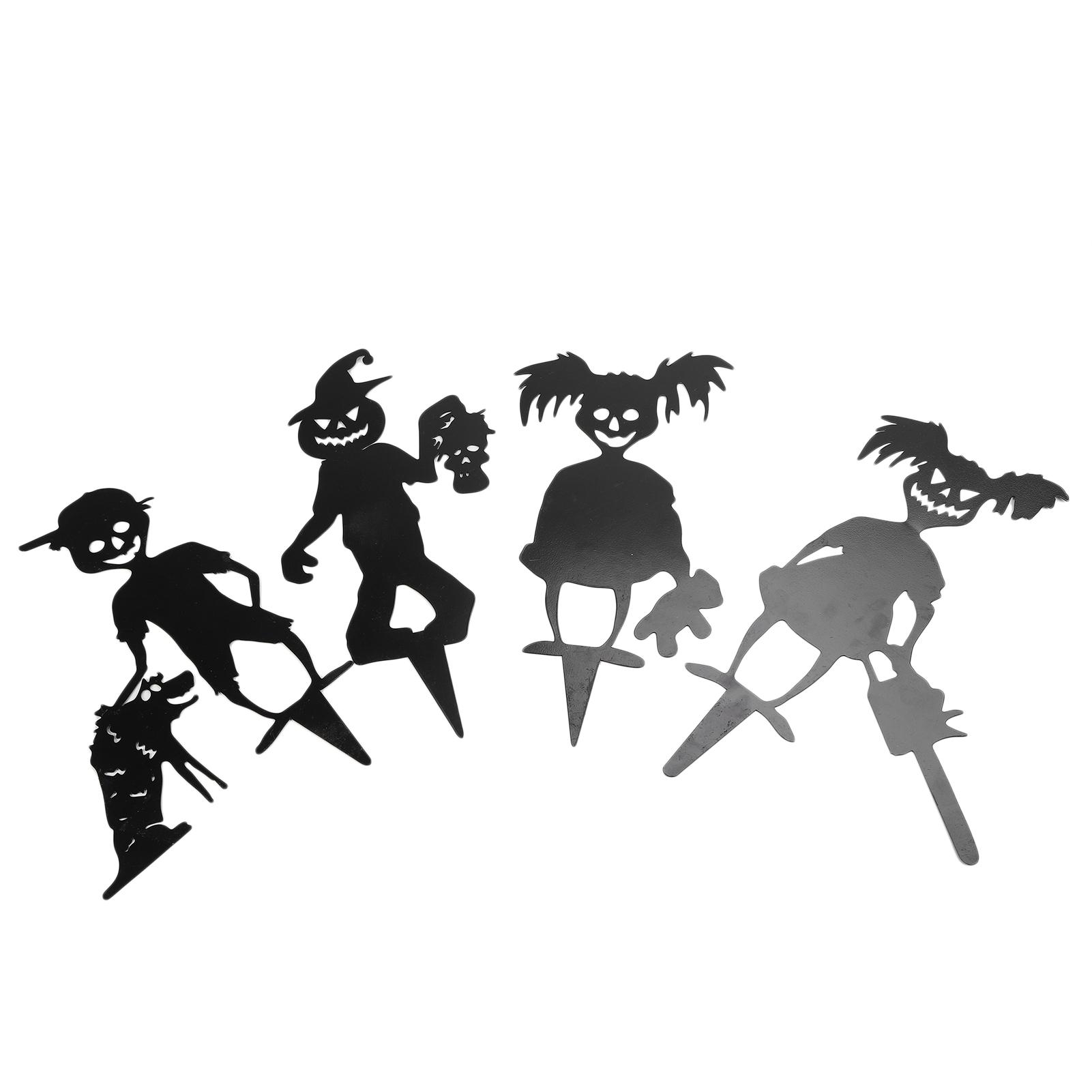 

4 шт. Хэллоуин Сад Искусство Милые Зомби Уличные Статуи Призрака для Сада Газон Двор Вечеринка Хэллоуин