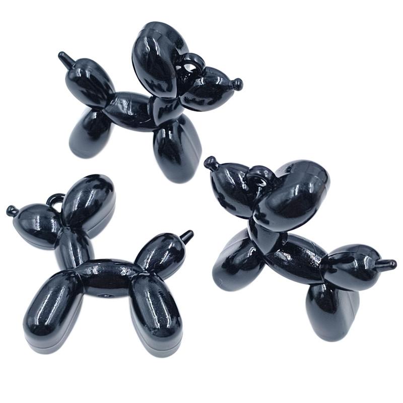 Home Party Supplies Acrylic Candy Colored Jewelry Making DIY Handmade Materials Balloon Dog Pendants Necklace Beads 3pcs for Earring