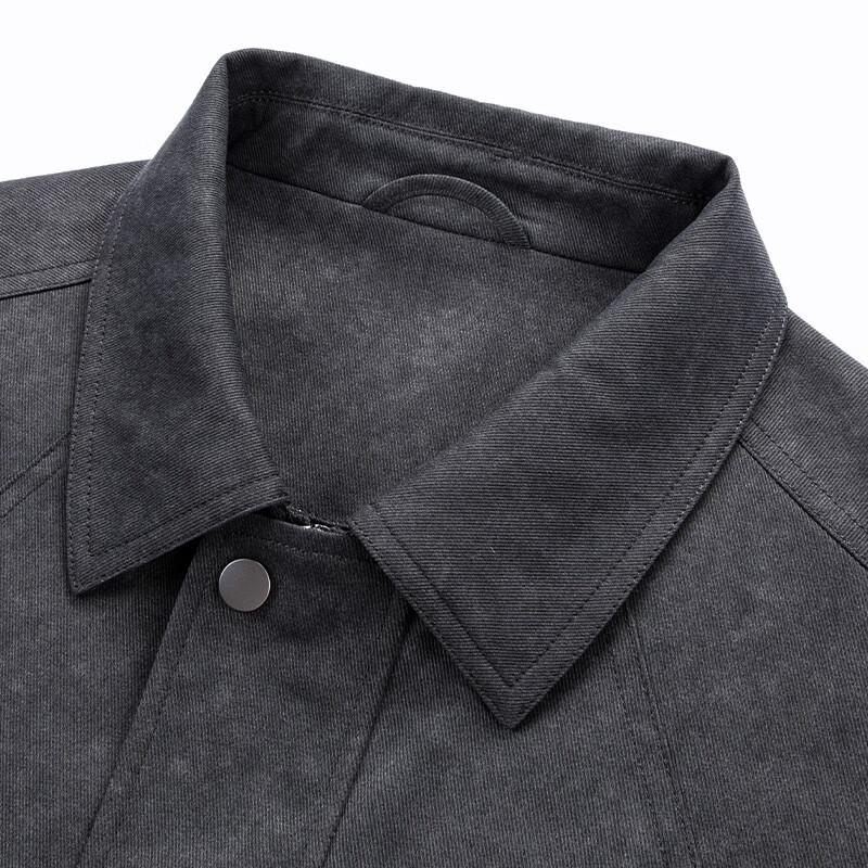 ROMON Men's Trendy Casual Lapel Jacket