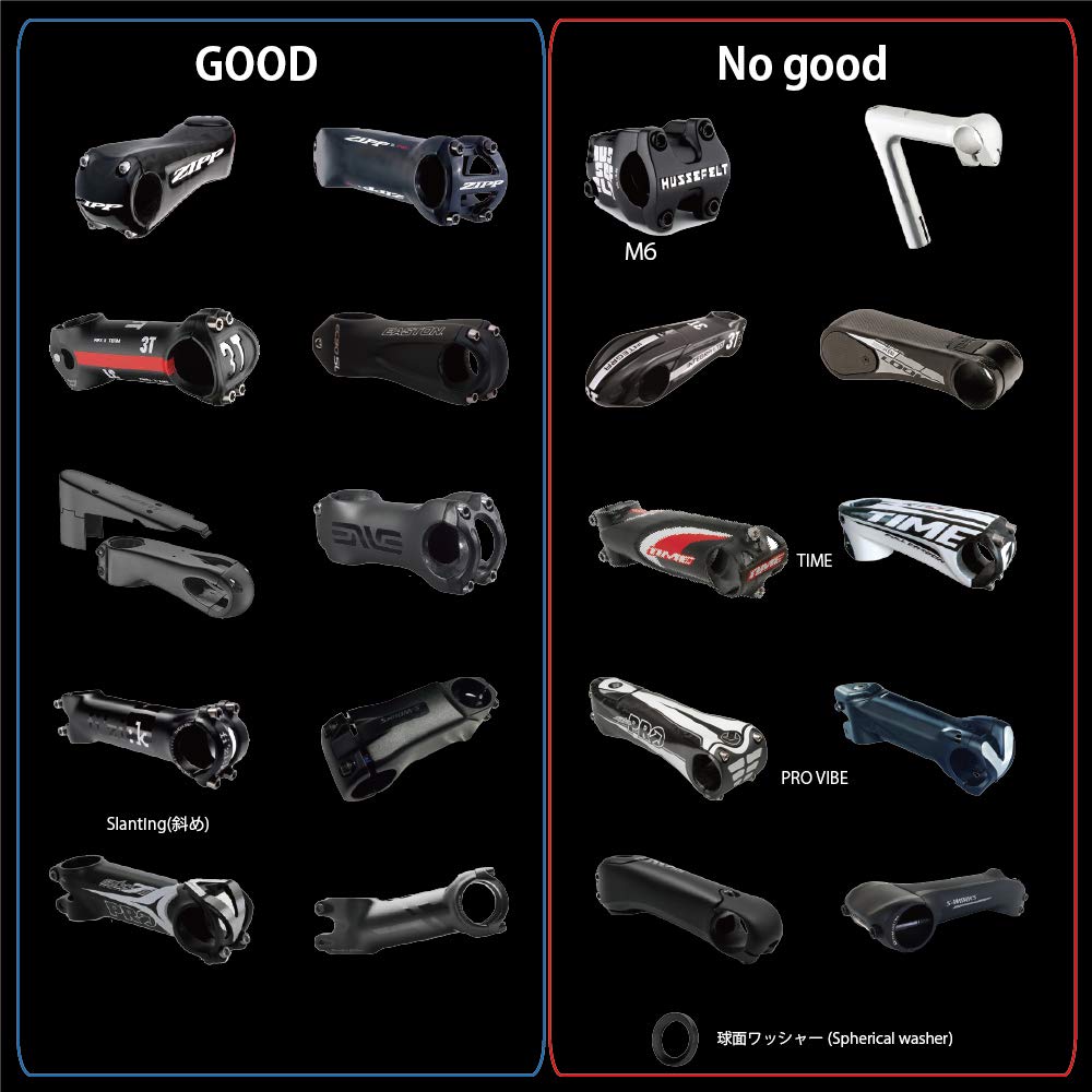 RecMount Type 17 Garmin Smart Headlight Mount (M5 Bolt Clamp Type with Friction Mount Adapter for Varia/Varia) [17-GMUT]