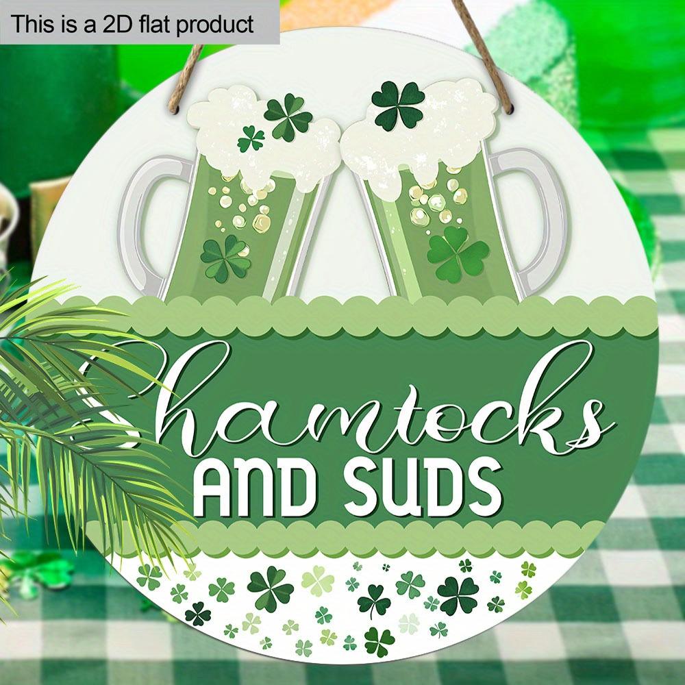 

Деревянная классическая настенная вывеска «Трилистники и мыло», декоративная табличка ко Дню Святого Патрика, для двери, стены, дома, комнаты, фермы, улицы, магазина