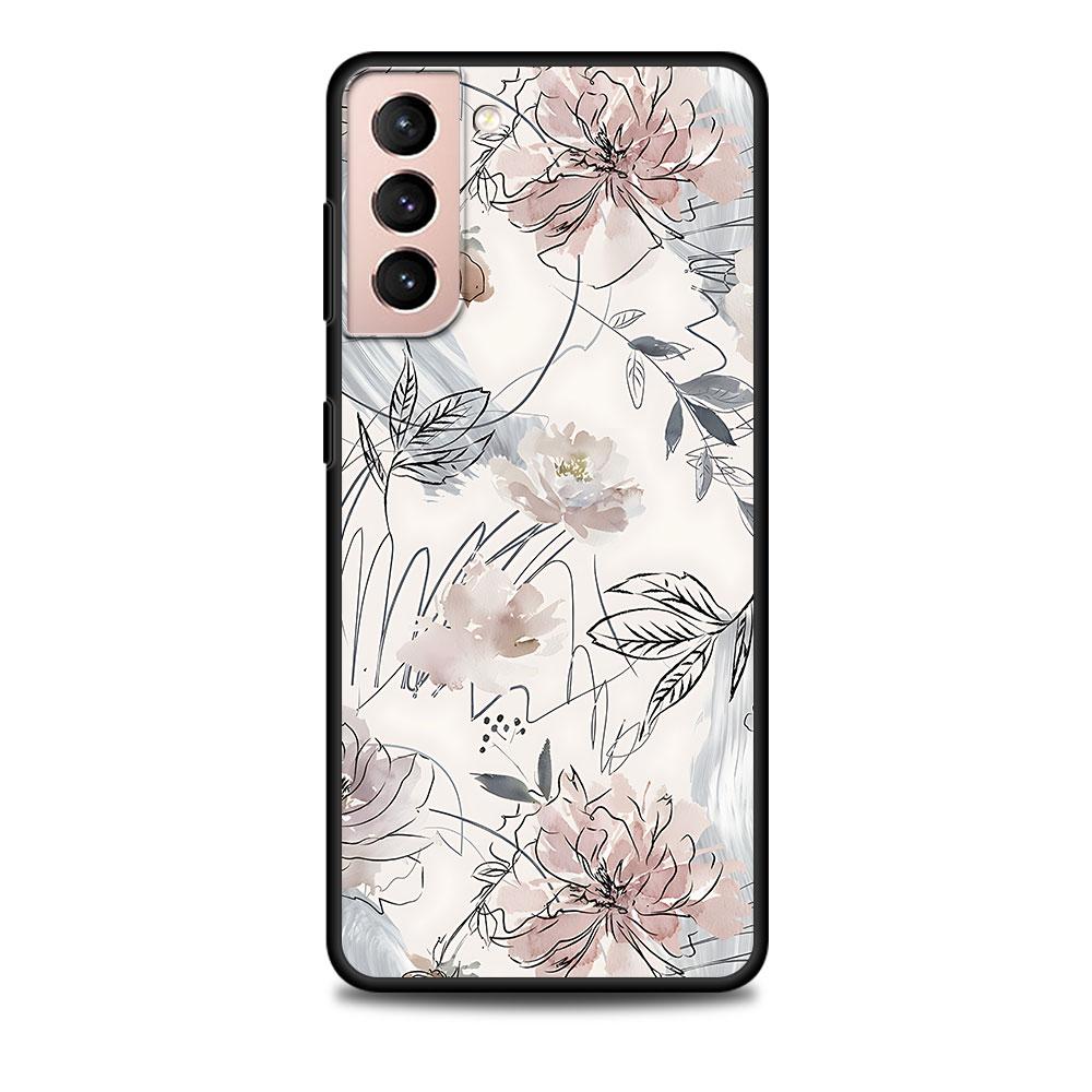 Rose Liebesherz Gold Hülle für Samsung Galaxy S23 S10e S10 S21 FE S22 S9 S24 Ultra S20 Plus Weiche TPU Handyhülle Bumper