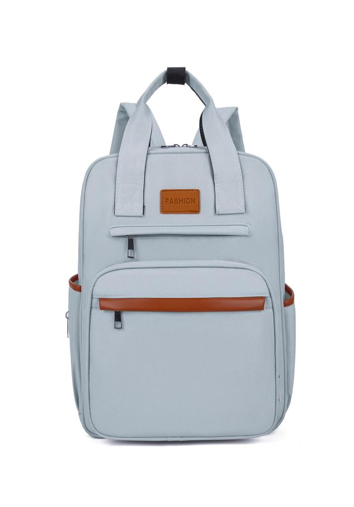 Trendy Large-Capacity Mom Bag with Wet/Dry Separation, Luggage Handle Attachment, Multi-Function Backpack for Mothers