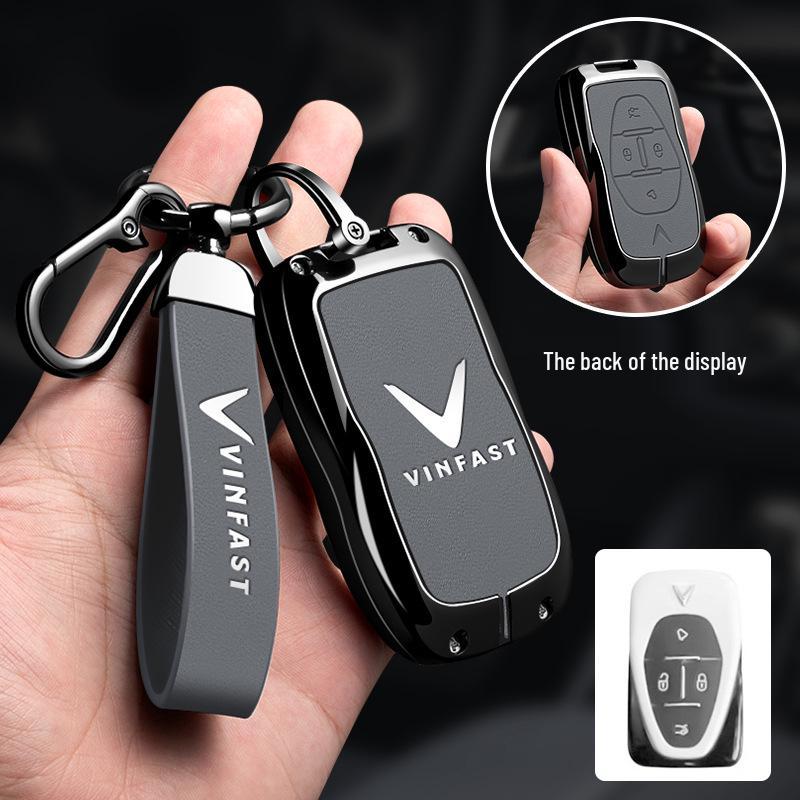 Vinfast Vietnam Car Key Case for Zhonghua V5/VF8 VF3/5/9 with Premium Keyring Buckle