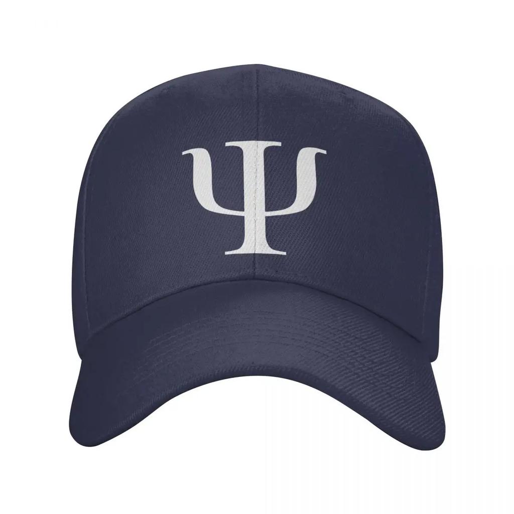 Punk Psi Psychologie Logo Baseballová Čepice pro Ženy Unisex Prodyšná Psycholog Učitel Dárek Táta Klobouk Venkovní Snapback Čepice