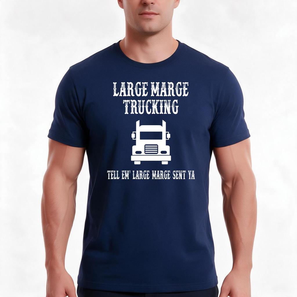 Large Marge Trucking Pee Wees Big Adventure Tshirt Summer Casual Cotton Tee Oversized Streetwear Tops Unisex Unisex Unisex