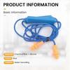 Earphone Bluetooth Ear Plugs for Work, Noise Suppression, Blue