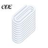 Decorative Paper Clips 10 Pcs Sublimation Blank Acrylic Jumbo Paperclip for Bulk Heat Transfer DIY Paperclips Bookmark Home School Office Supplies