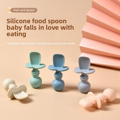Food-grade Complementary Food for Children Eating Spoon