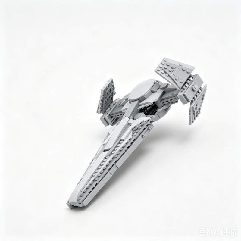 557PCS Sci Fi Sith Infiltrator Playscale Space Fighter MOC Model Building Blocks Custom Puzzle DIY Assembly Educational