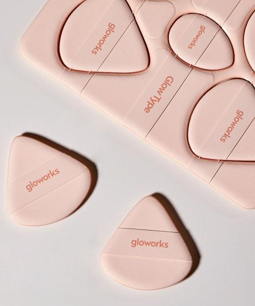 [Gloworks] Moist Cover Peel-Off Palette Puff - Beige (5008392855)