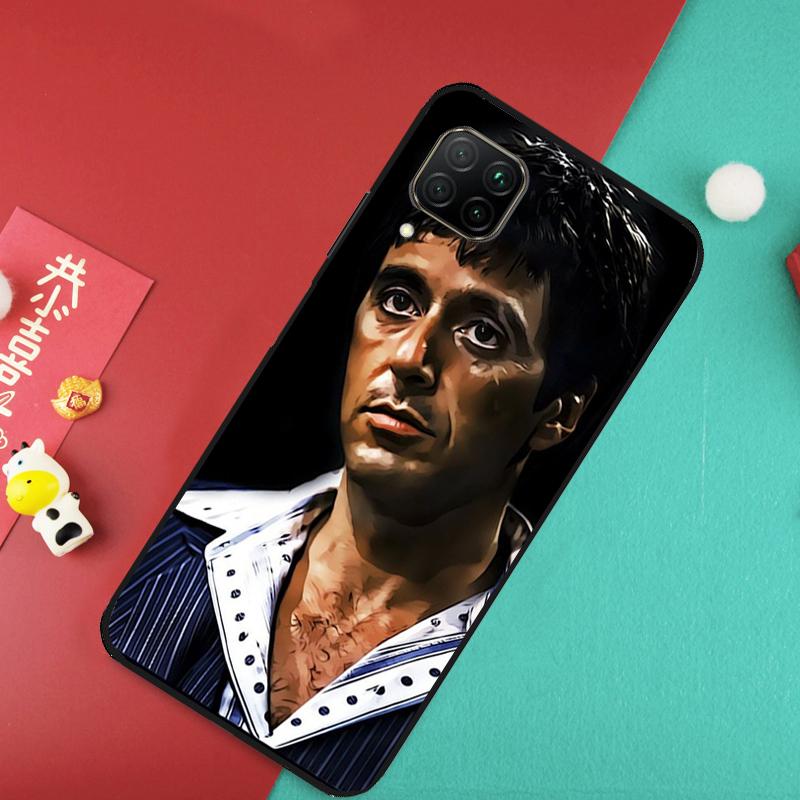Al Pacino Scarface For Huawei Nova 12S 9 10 SE 7i 8i 11i 12i Y60 Y61 Y70 Y72 Y73 Y90 Y91 P20 P30 P40 Lite Case
