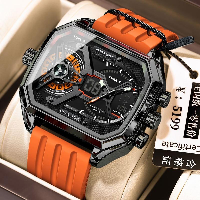 Multifunctional Electronic Watch New Trendy Fashion Men's Watch