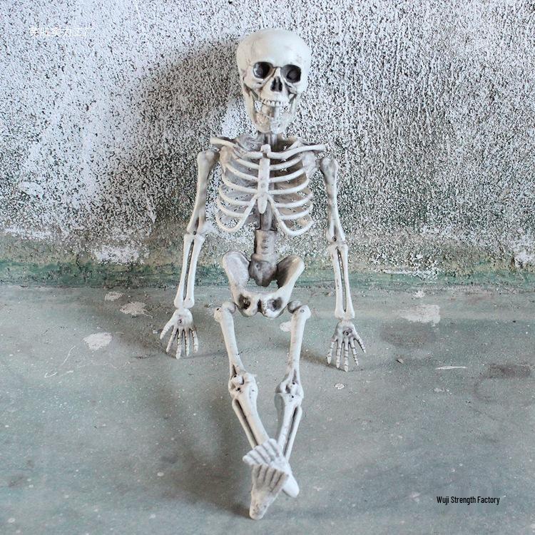 Halloween Hanging Skeleton Ghost: Scary Haunted House Prop