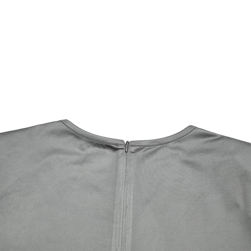 Fila Milano Series Simple Solid Color Comfortable Versatile Sleeveless Dress Women Dresses Dark-Gray F11W625316FDY