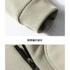 Felpa Casual Larga Mezza Zip Autunno Primavera Pullover Monocolore Top Base Uomo Uomo