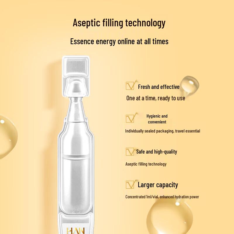 Hanhoo HH-087 Golden Hyaluronic Acid Anti-Wrinkle Essence (5 X 1ml)