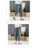 Men's Lightweight Cotton-Linen Wide-Leg Casual Pants