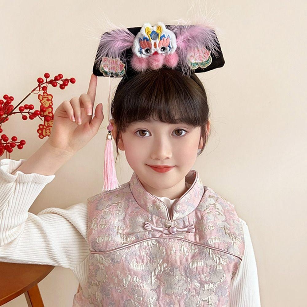 Blumen chinesischer Stil Kopfschmuck Schlangenjahr Hanfu Kopfschmuck Antiker Stil Gege Stirnband Damen