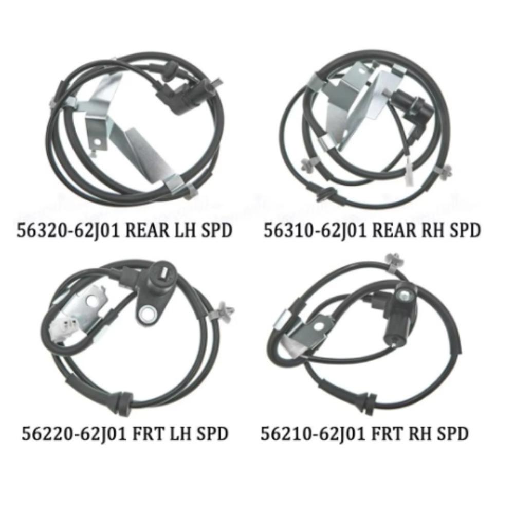 ABS Wheel Speed Sensor Front Rear Left Right 56210-62J00 56310-62J01 56220-62J01 56320-62J01 For Suzuki Swift III 2005-
